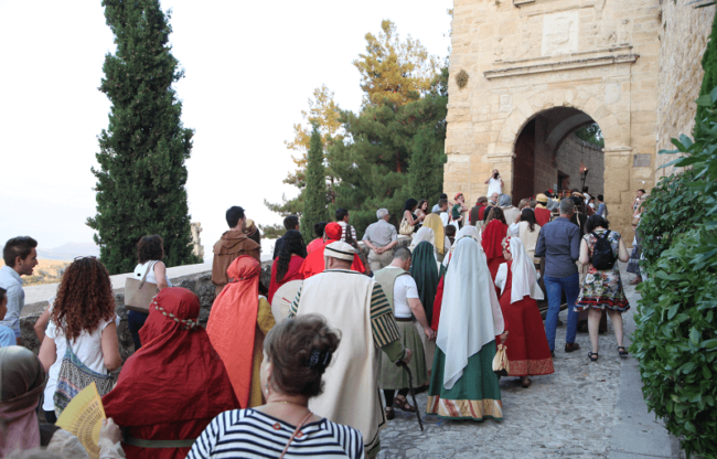 preparativos fiesta medieval