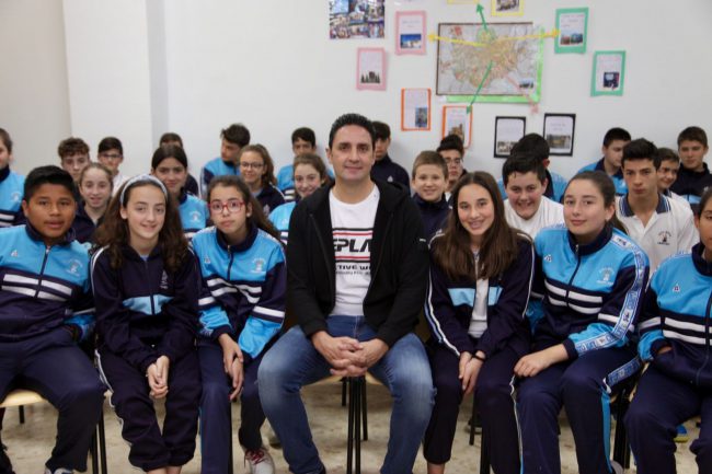 maluenda baloncesto en aula