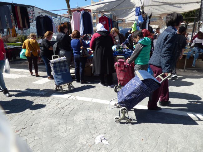 mercadillo carritos compra