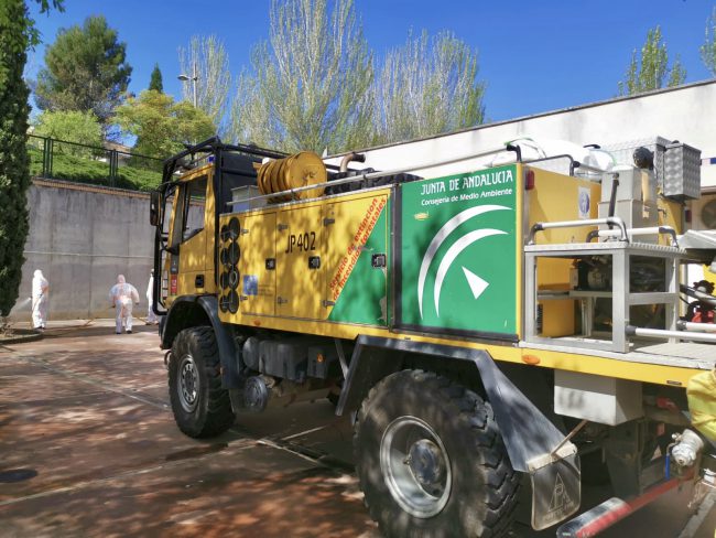 Infoca camion desinfeccion coronavirus