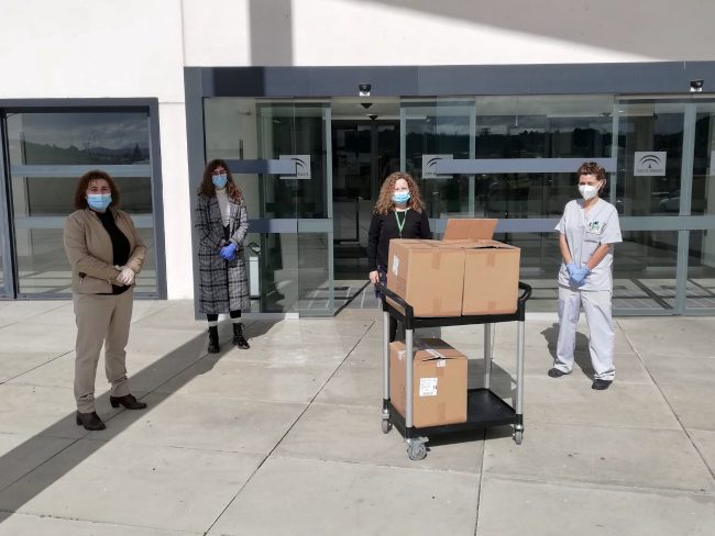 chare entrega material sanitario coronavirus