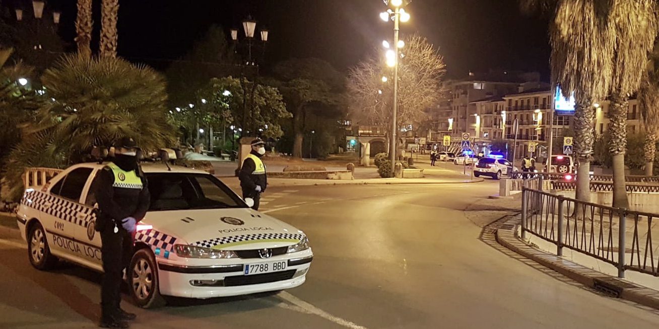 control policia guardia civil