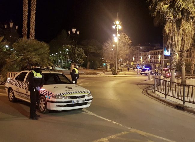 control policia guardia civil