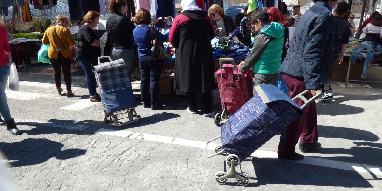 mercadillo carritos compra