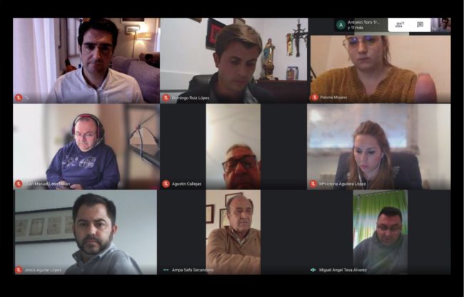 Reunión virtual campaña Covid Secundaria y Familias Reunión virtual campaña Covid Secundaria y Familias