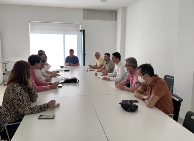 Reunión proyecto DEPURADORA ALDEAS en La Tejuela
