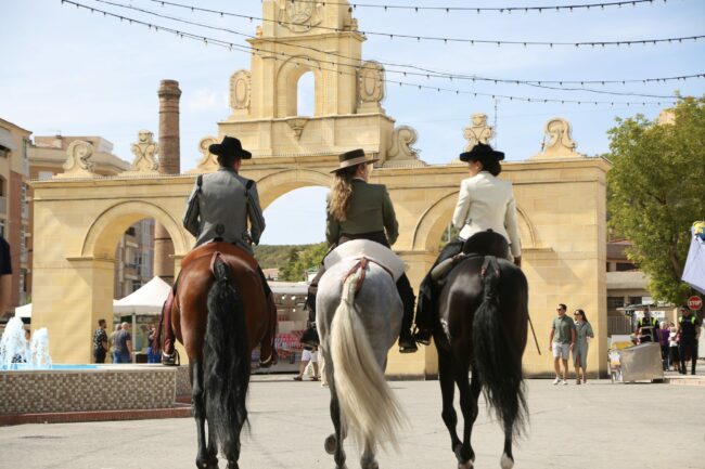 Portada y caballos feria San Mateo 2023