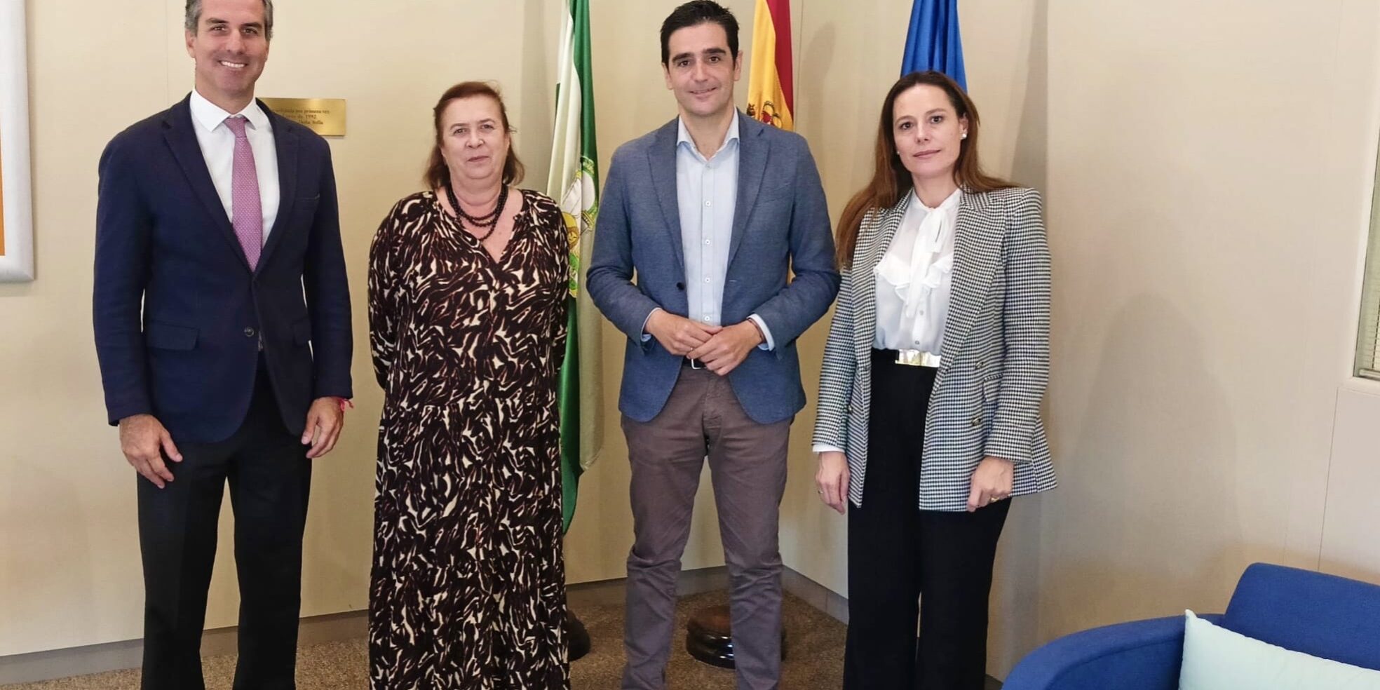 Marino y Erica Ciudades Medias reunión Sevilla secretaria general Turismo Junta