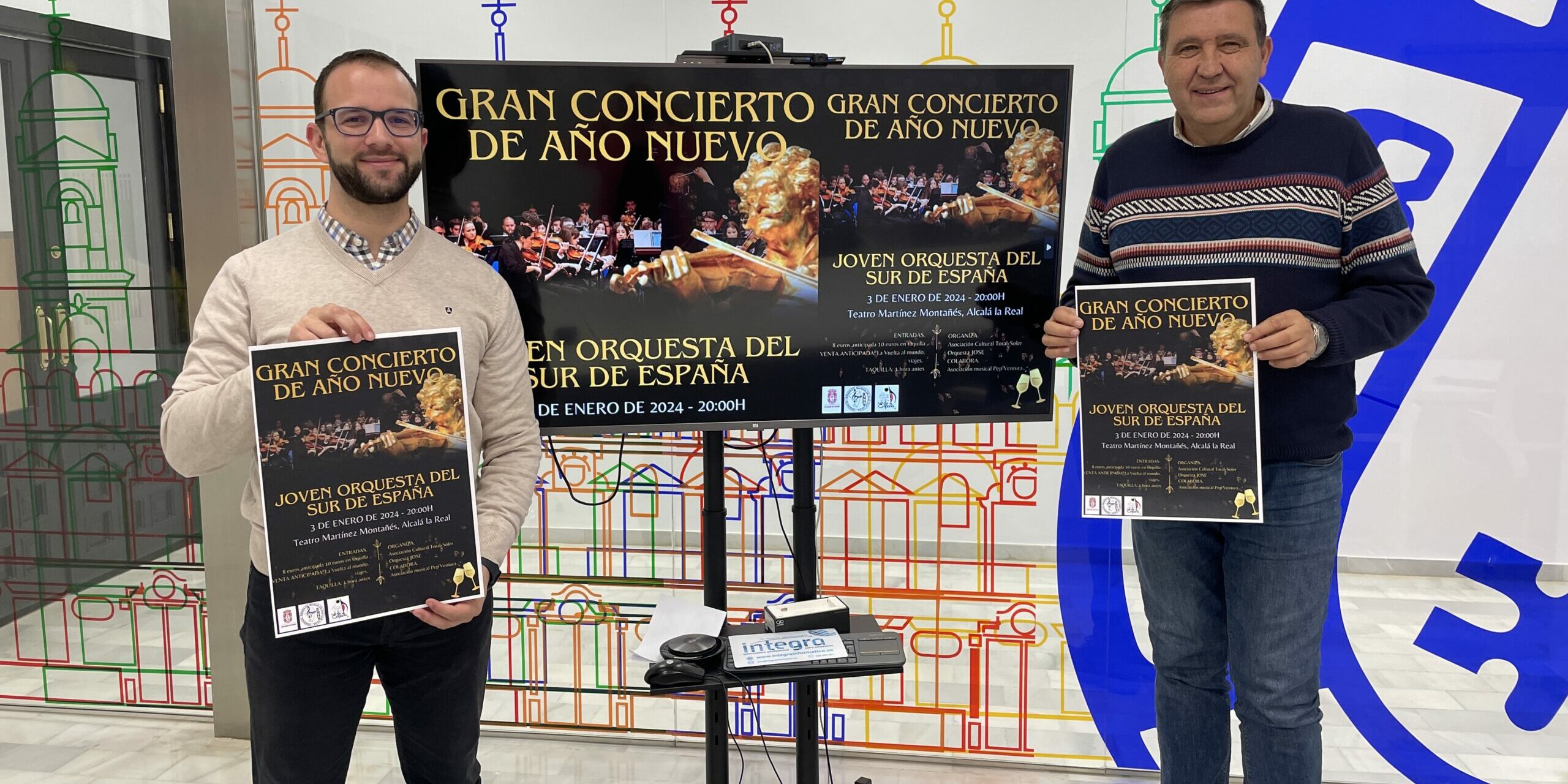 Juanma y Paco Toro Concierto año nuevo con cartel