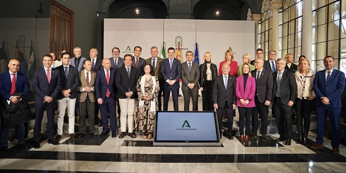 Marino foto de grupo Plan Infraestructuras Judiciales de Andalucía