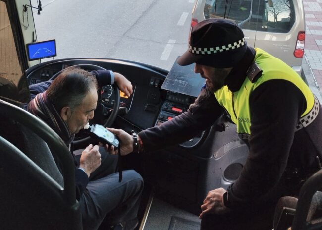 Control Policía DGT conductor
