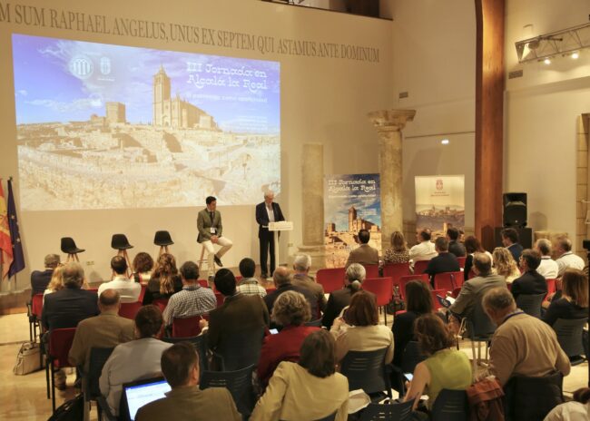 Marino inauguración III Jornadas Patrimonio Hispania Nostra con Luis Cueto en La Trinidad