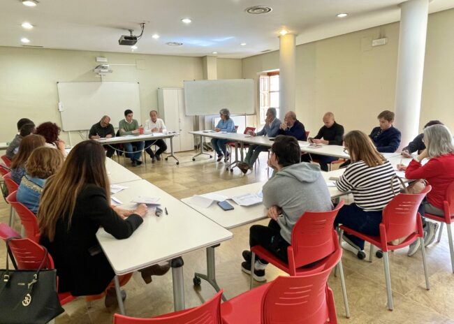Consejo Escolar Municipal grupo con Marino y Baldomero