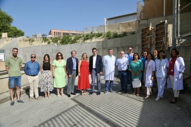 Marino, delegados de Salud de Granada y Jaén en el CHARE foto de grupo