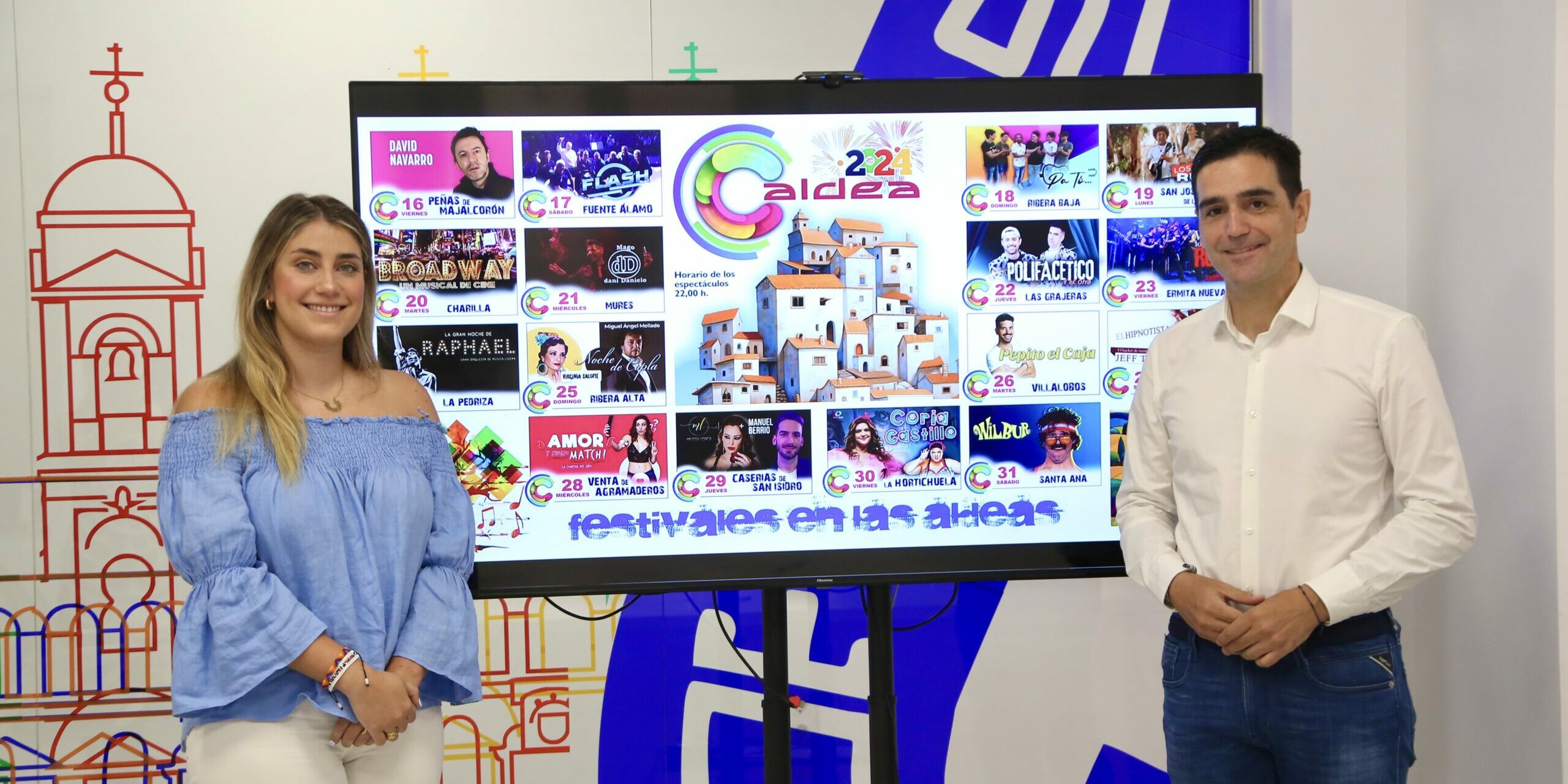 Rocío y Marino Festivales en las Aldeas 2024 de pie