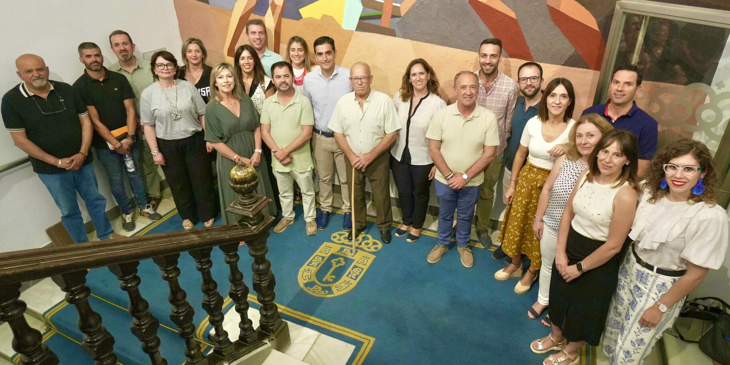 Foto Pedro Cervera con Corporación