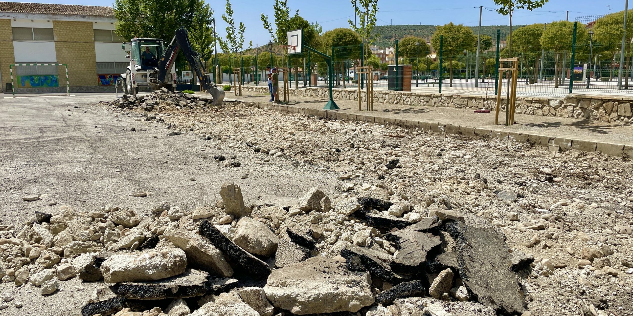 Obras patio Alonso Alcalá