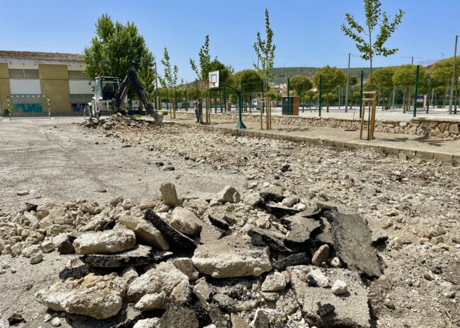 Obras patio Alonso Alcalá