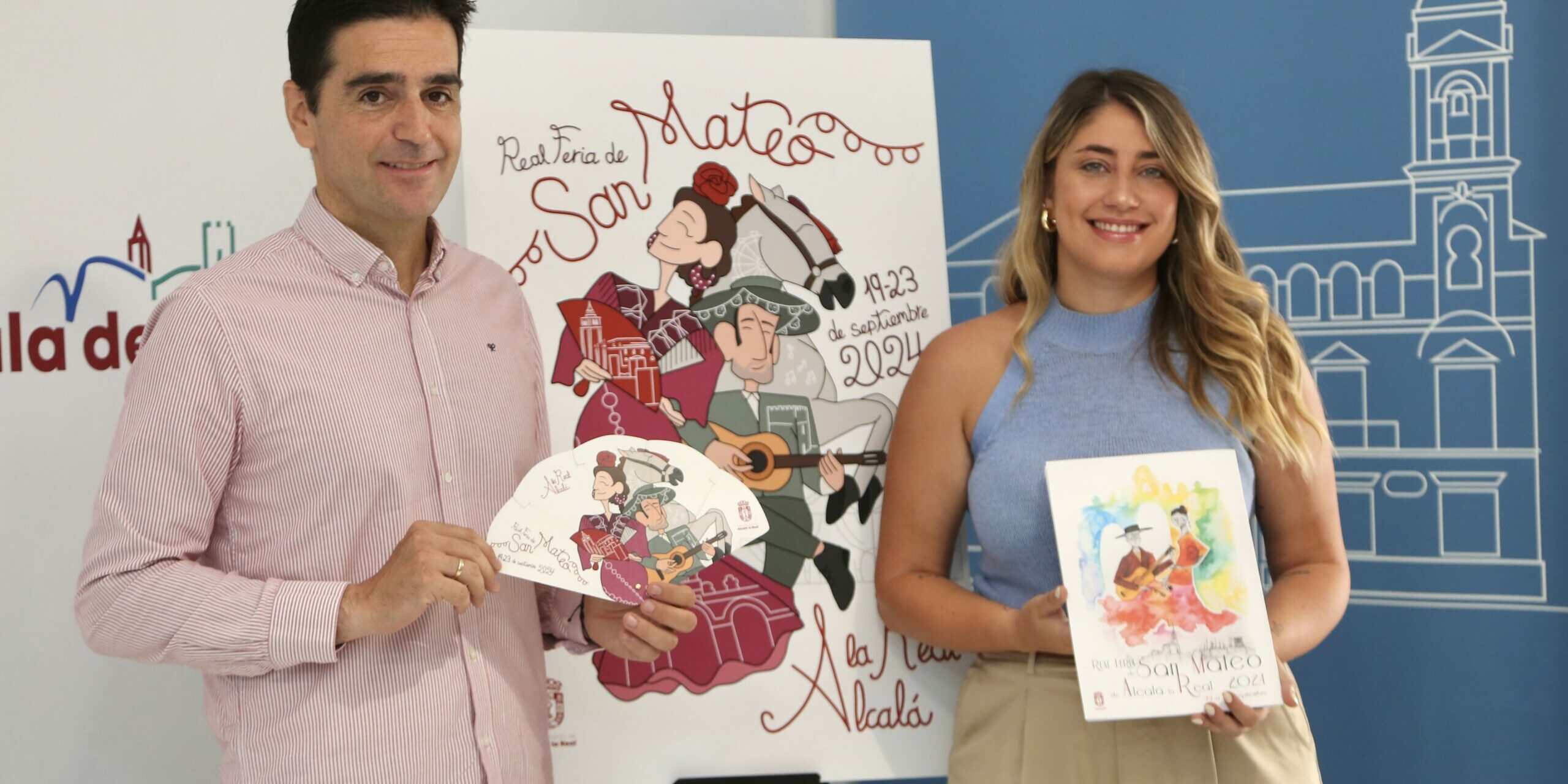 Presentación cartel San Mateo 2024 Marino y Rocío