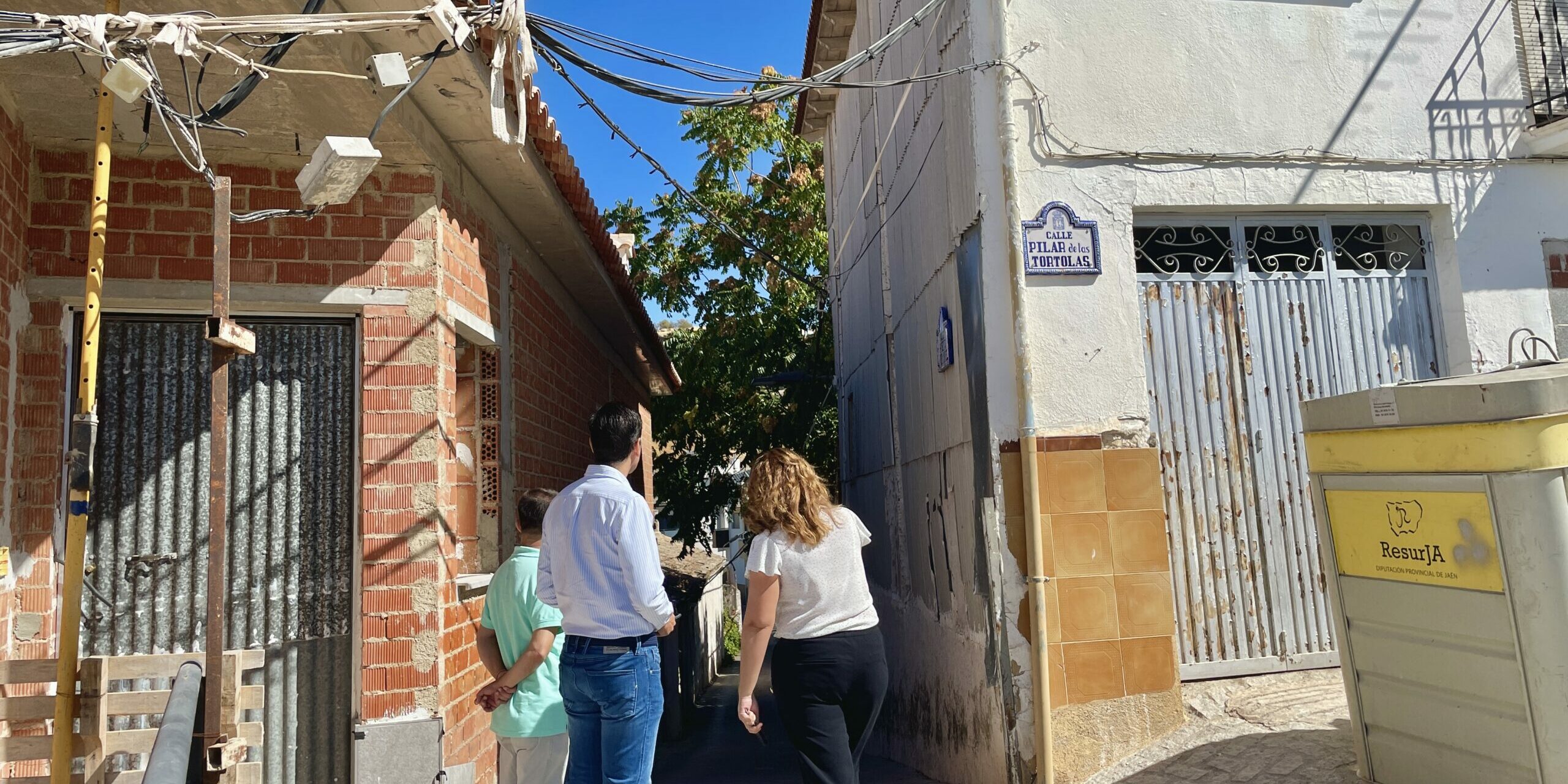 Marino, Merce Flores y Jesus en casa Pilar de las Tórtolas, Huerta Bermúdez Cauchil