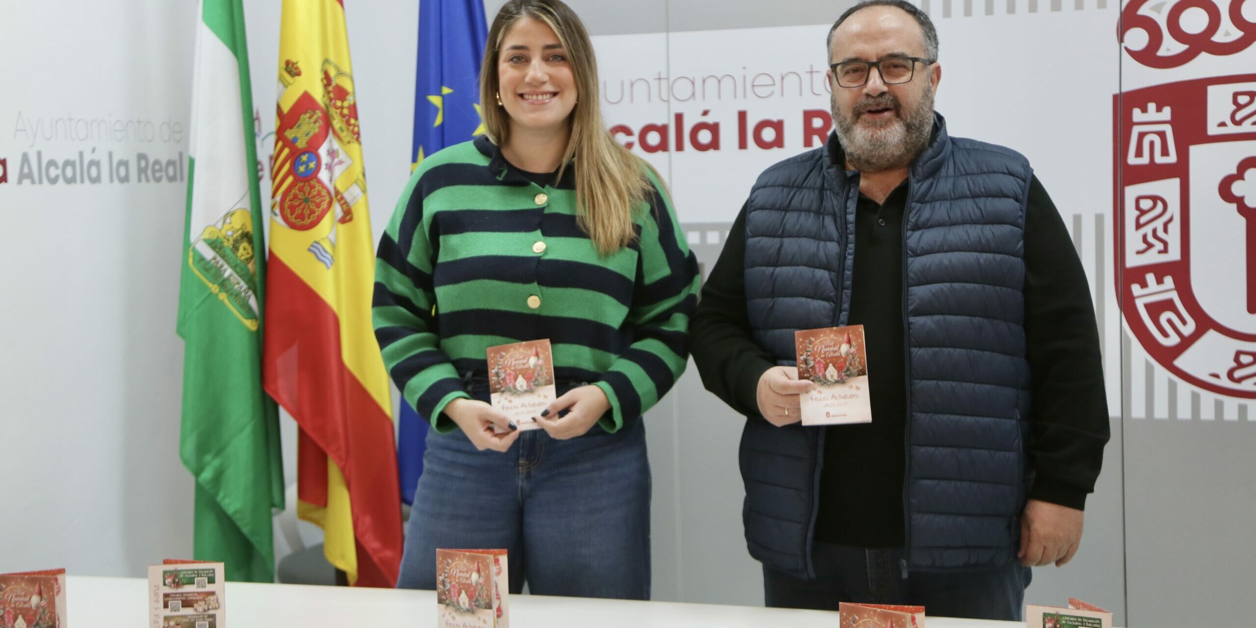 Rocío y Juan Martín Navidad Festejos con folletos