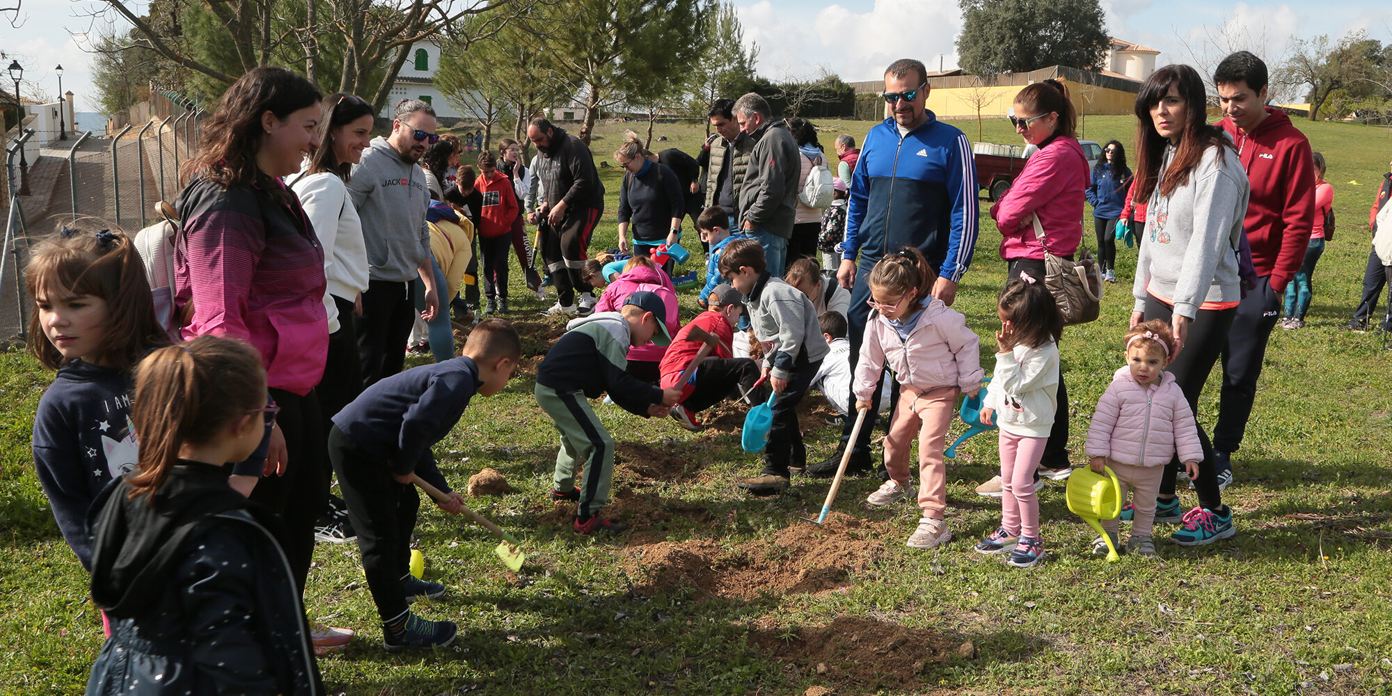 replantación en Santa Ana AMPA Rajostán