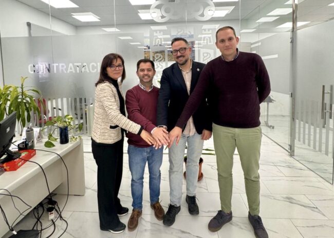 Personal área Cintratación con Jesus Aguilar y Rafa Sánchez