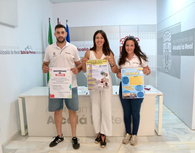 Belén, Aurora y Dani actividades verano Deportes 2025