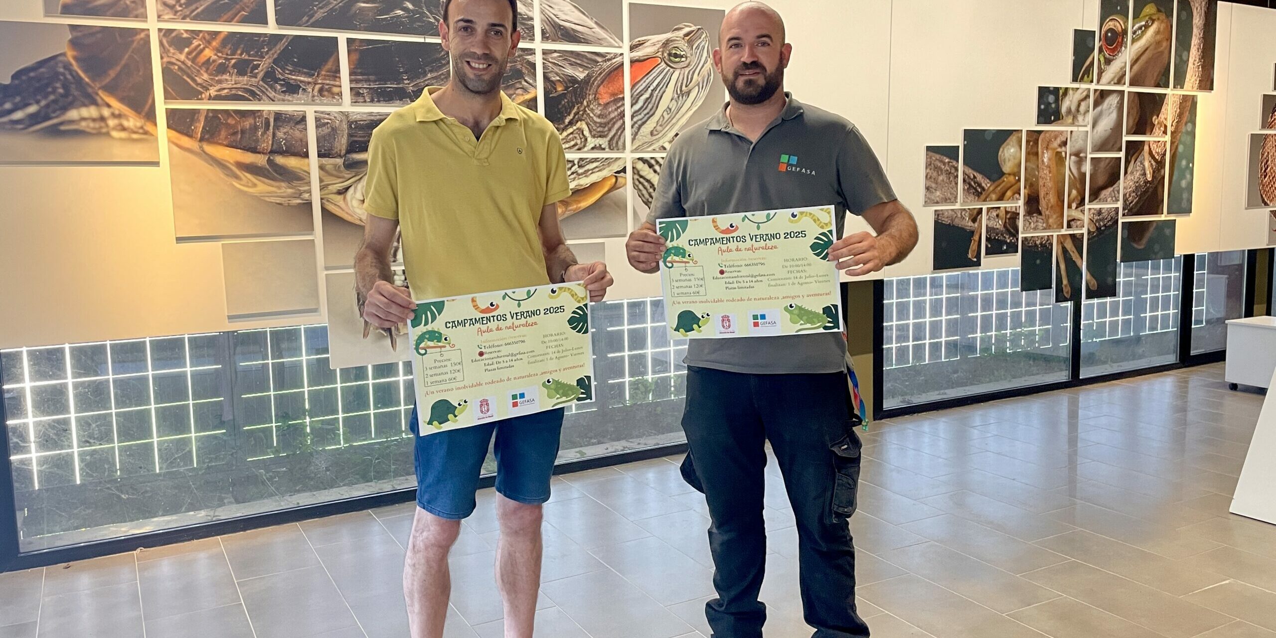 Paco y Fran Nieto campamentos verano 2025 Centro de Rescate de Anfibios y Reptiles