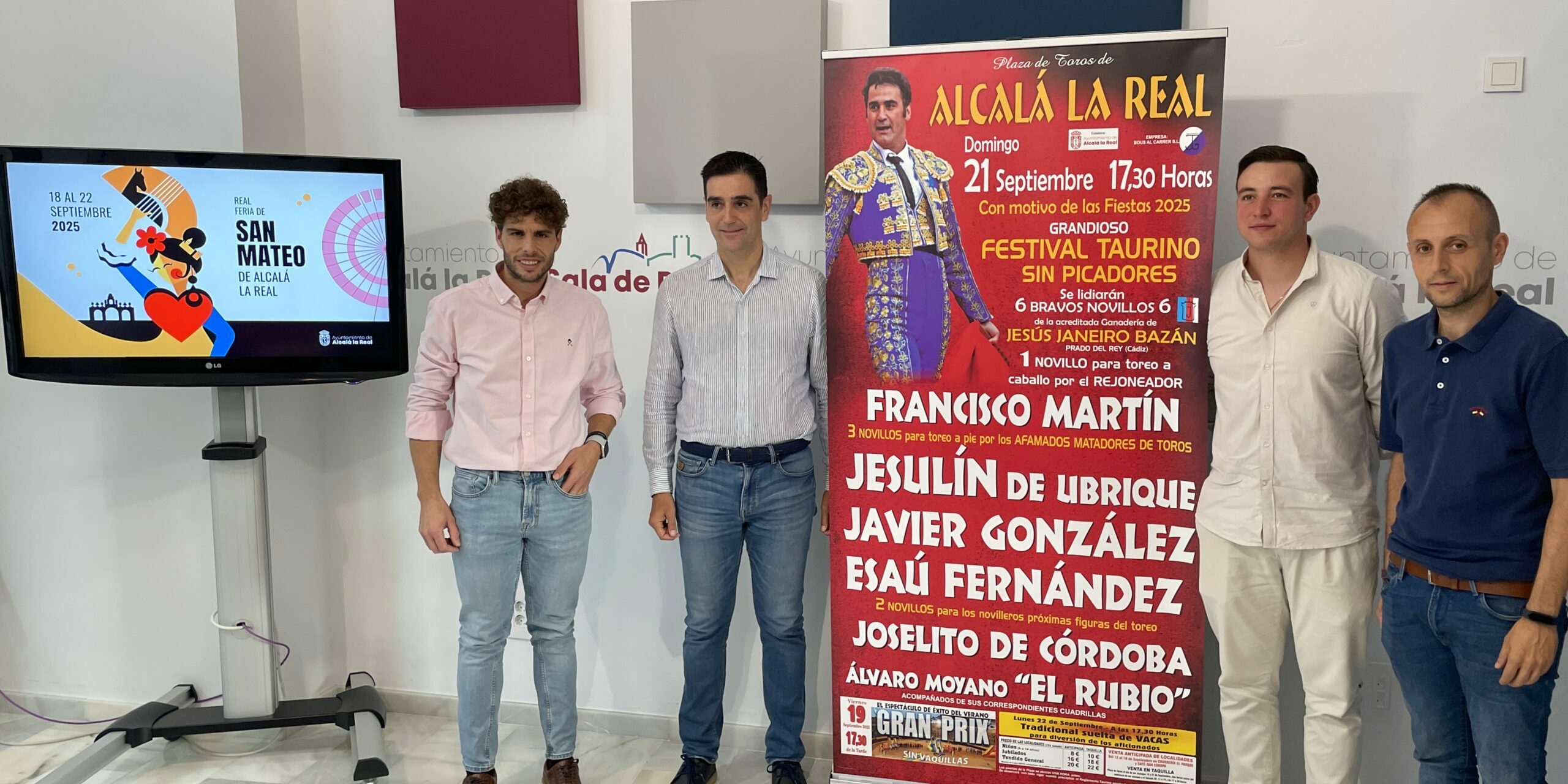 Presentación toros San Mateo 2025