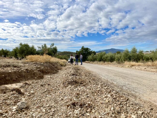 Dana La Rábita carretera