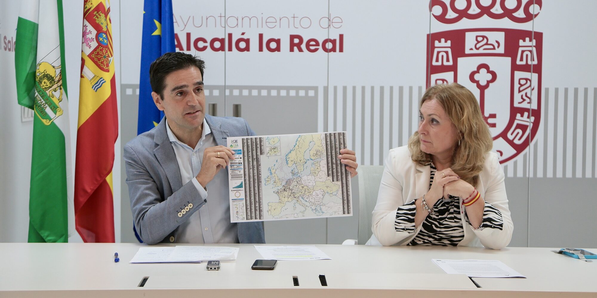 Marino y Encarni biogás en mesa