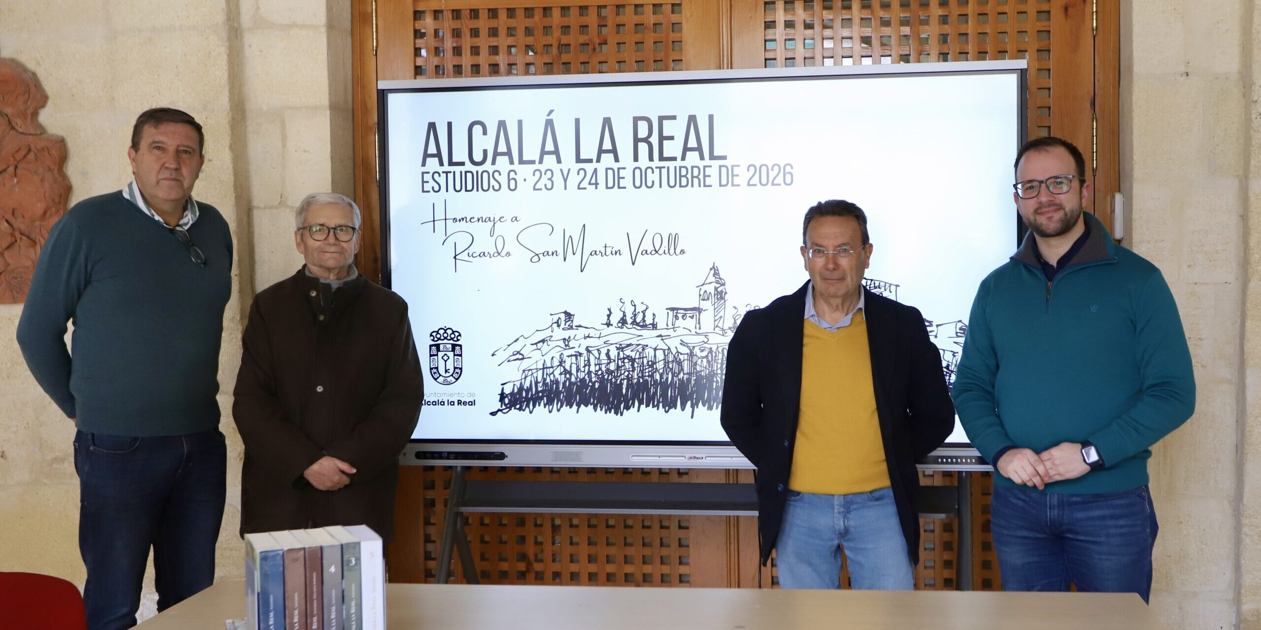 Juanma, Ricardo San Martín, Domingo Murcia y Paco Toro Congreso Estudios 6